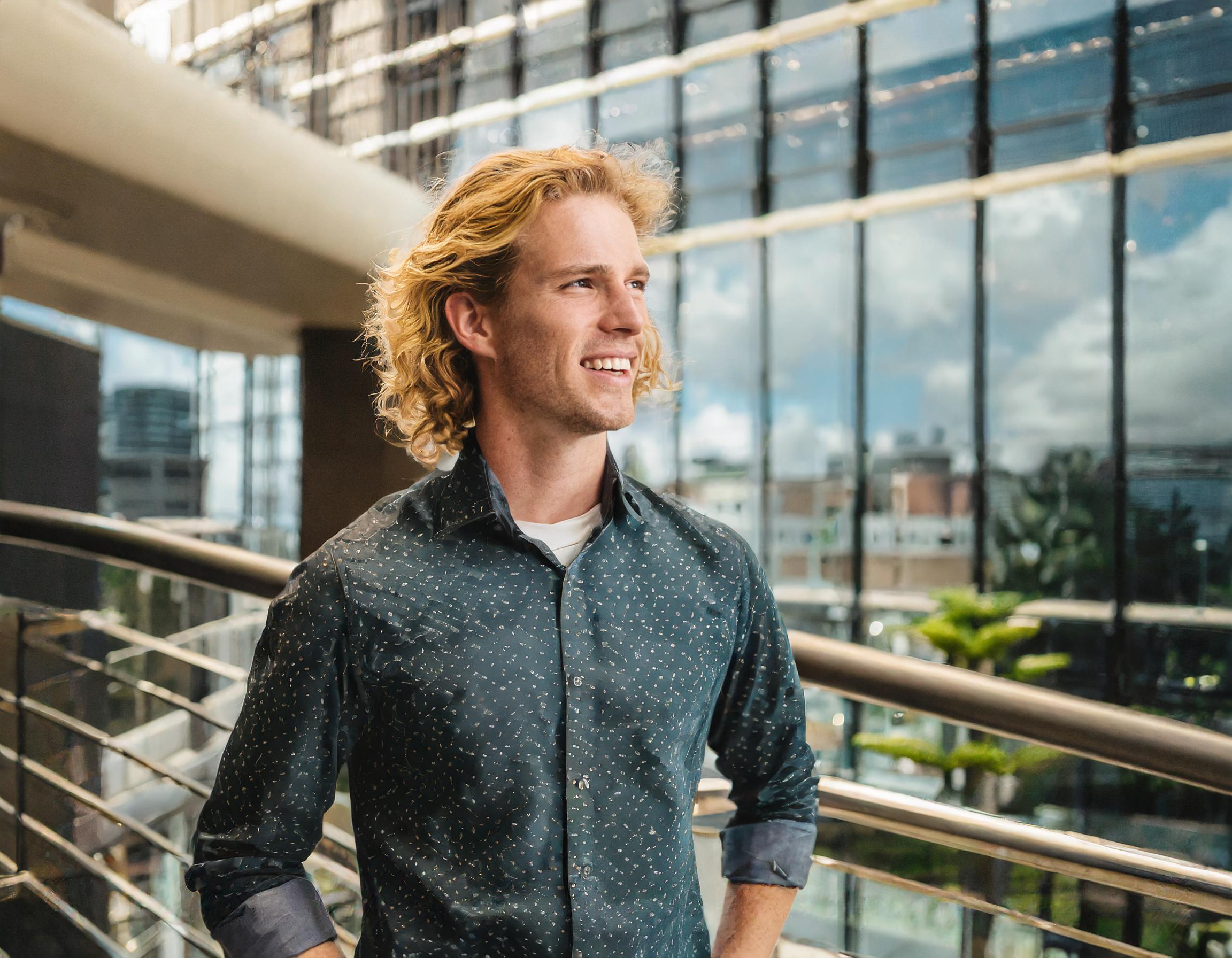 Glücklicher Mensch, positive Ausstrahlung